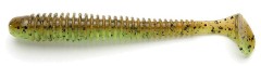 8ks - Gumová Nástraha Keitech Swing Impact 3,5" 8,9cm 3,2gr Green Pumpkin PP/ Chartreuse