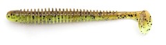 8ks - Gumová Nástraha Keitech Swing Impact 4" 10,2cm 4,6gr Green Pumpkin PP/Chartreuse
