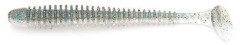 8ks - Gumová Nástraha Keitech Swing Impact 4" 10,2cm 4,6gr Silver Shiner