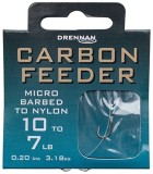 8ks - Hotový Návazec Drennan Carbon Feeder Velikost 16 / 4lb