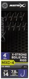 8ks - Hotový Návazec Matrix MXC-4 4” Boilie Pin Rigs 0,20mm/Vel. 14
