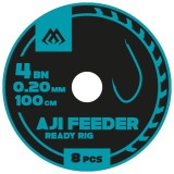 8ks - Hotový Návazec Mikado Ready Rigs Aji Feeder 100cm