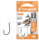8ks - Hotový Návazec Mikado Sensual Feeder 9109 Velikost 8 BN 0,16mm/70cm