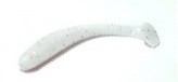 8ks - Kopyto Sharpfishes Tasty Worm 5cm 0,8gr  White Red Glitter