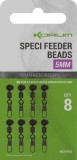 8ks - Korálky Korum Smokescreen Feeder Beads