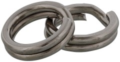 8ks - Krúžky Westin Power Splitring ?10,5 mm 200LBS (90KG) Black Nickel