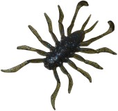 8ks - Nástraha Illex RV Bug 3,8cm 1,6gr Dark Green Pumpkin Blue