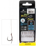 8ks - Návazec Mikado Method Feeder 10cm s Trnem 0,14mm/Vel. 8