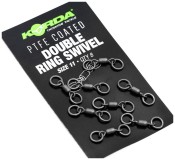 8ks - Obratlík s Dvojitým Krúžkom Korda PTFE Double Ring Swivel Veľkosť 11