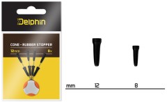 8ks - Zarážka Delphin Cone Rubber Stopper 8ks - Zarážka Delphin Cone Rubber Stopper