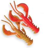 9ks - Gumová Nástraha Crazy Fish Nimble 4cm 1gr 15D Fire Orange