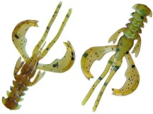 9ks - Gumová Nástraha Crazy Fish Nimble 4cm 1gr 4D Chart Swamp