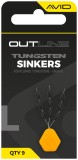 9ks - Těžítka na Návazec Avid Outline Tungsten Sinkers Large