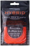 Amortizer Drennan Hybrid Solid Pole Elastic 6m 2,4mm Orange