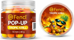 Boilie Fencl Pop-Up 40gr 14mm + Sprej Tropic Krill