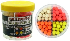 Boilie Haldorádó Fluo Pop-Up Quatro Mix 8mm 50gr