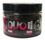 Boilie v Dipu LK Baits DUO X-Tra Fresh 14mm 150ml Sea Food/Compot NHDC