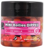 Boilie v Dipu LK Baits Mini Boilies Ice Vanilla 12mm 150ml