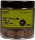 Boilies Avid Carp Premium Wafters 20mm 200gr Monster Crab-Tuna & Spirulina