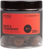 Boilies Avid Carp Premium Wafters 20mm 200gr Squid & Strawberry