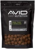 Boilies Avid Crab, Tuna & Spirulina 20mm 2.5kg