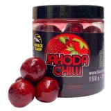 Boilies Black Carp Dipované 20mm 150gr Jahoda - Chilli