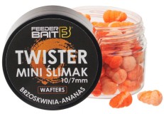 Boilies Feeder Bait Mini Twister Wafters 25ml Broskev/Ananas