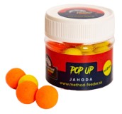 Boilies Method Feeder Fans Pop-Up Fluo 12mm Jahoda