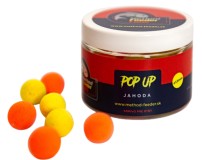Boilies Method Feeder Fans Pop-Up Fluo 15mm Jahoda