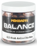 Boilies Mikbaits Gangster Balance - G2 Krab Ančovička Asa 24mm 250ml