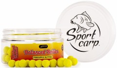 Boilies Sportcarp Method Feeder Balanced Boilies 9mm 70ml Pineapple Butyric