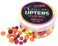 Boilies Stég Upters Color Ball 7-9mm 30gr Peach & Plum