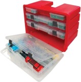 Box Plano Deluxe Portable Rack System 3600, Red