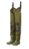 Brodiace Holínky DAM Fighter Pro+ Hip Neoprene Wader Felt Sole Veľkosť 46/47