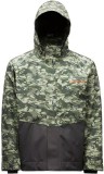 Bunda Grundéns Downrigger Gore-Tex Jakna Refraction Camo Zeleno/Sidro Velikost M