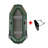 Čamac Kolibri K-280-TP Čvrsta Podnica Zeleni + Držač Motora