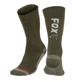 Čarape Fox Green / Silver Thermolite Long Čarapa Velikost 44-47