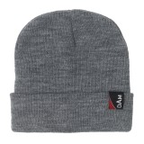 Čepice DAM Classic Fold-Up Beanie Grey Melange Čepice DAM Classic Fold-Up Beanie Grey Melange
