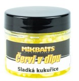 Červi v Dipu Mikbaits 50ml Sladká Kukuřice Červi v Dipu Mikbaits 50ml Sladká Kukuřice