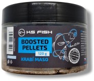 Chytacie Pelety KS-fish Boosted Pellets 120g Krabie mäso