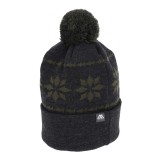 Čiapka Mikado Pom Pom Grey and Green