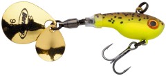 Cikáda nástraha Berkley Pulse Spintail 28 g Brown Chartreuse