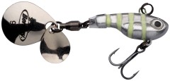 Cikáda nástraha Berkley Pulse Spintail 9 g Glow Silver Zebra