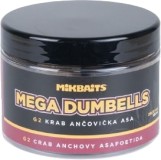 Dumbells Mikbaits Mega Gangster 24x30mm 500ml G2 Krab Ančovička Asa