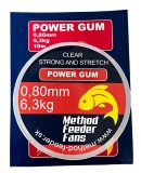 Feederová guma Method Feeder Fans Power Gum 0,8mm 10m