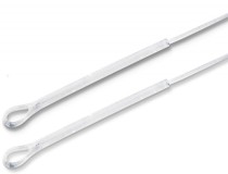 Fluorocarbon Čarape Carp'R'Us Stiff Link Loop & Oval Ring 15lb