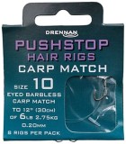 Gotova Čarapa Drennan Carp Match Pushstop Hair Rigs Veličina 12 / 5lb