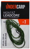 Gotovi Predvez UnderCarp Leadcore s Multiclip Kopčom 45lb 100cm Zelena