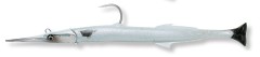 Gumena Mamac Savage Gear 3D Needlefish Pulsetail 23cm 55gr Perlasta Bijela Srebrna