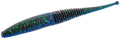 Gumová Nástraha Mikado Wiggly Worm Blue Black